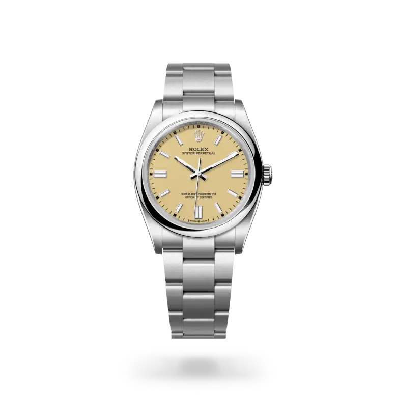 rolex oyster perpetual in oystersteel, M126000-0012- watch palace