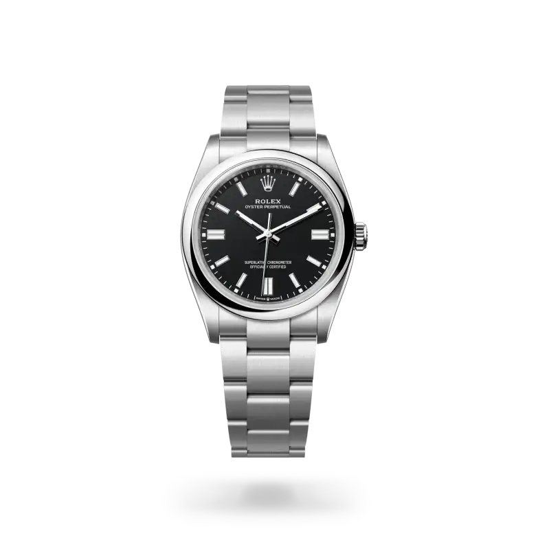 rolex oyster perpetual in oystersteel, m126000-0014 - watch palace