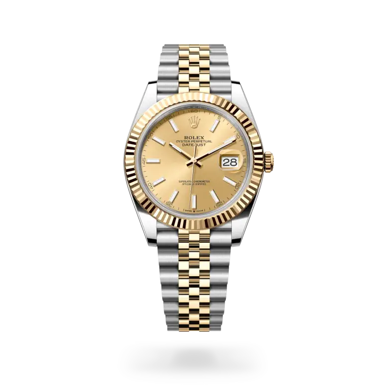 rolex datejust in yellow rolesor, m126333-0010 - watch palace
