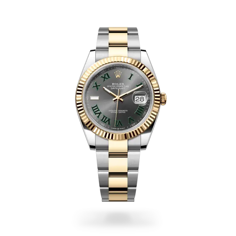 rolex datejust in yellow rolesor, m126333-0019 - watch palace