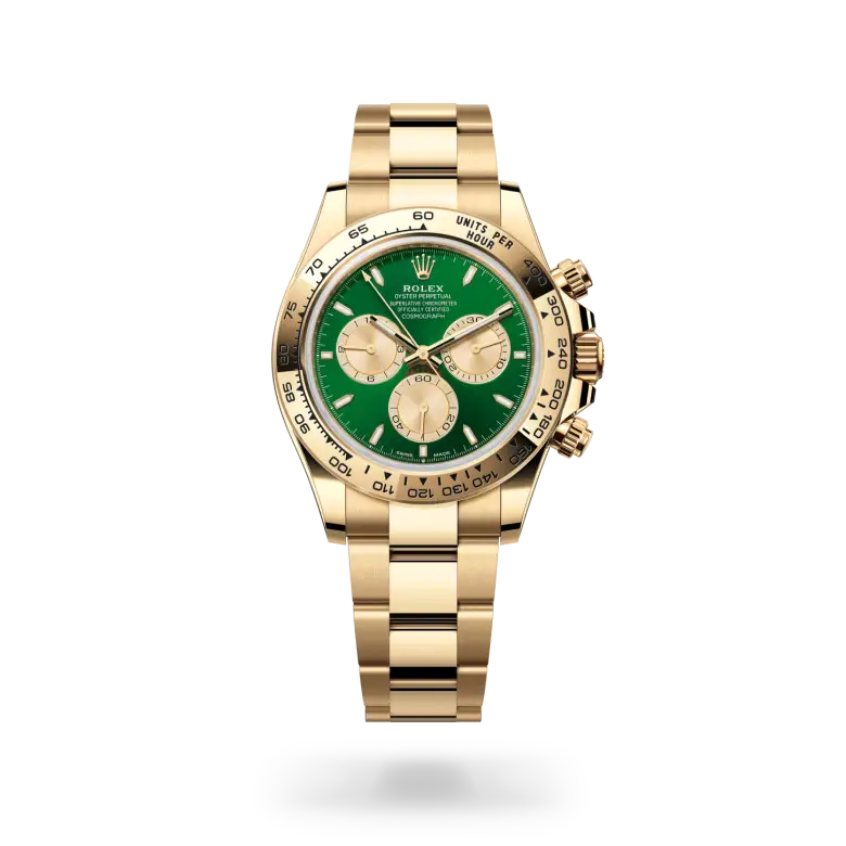 rolex cosmograph daytona in 18 ct yellow gold, m126508-0008 - watch palace