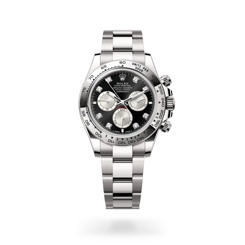 rolex cosmograph daytona in 18 ct white gold, M126509-0002- watch palace