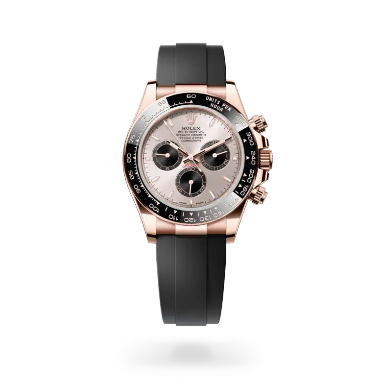 rolex cosmograph daytona in 18 ct everose gold, m126515ln-0006 - watch palace