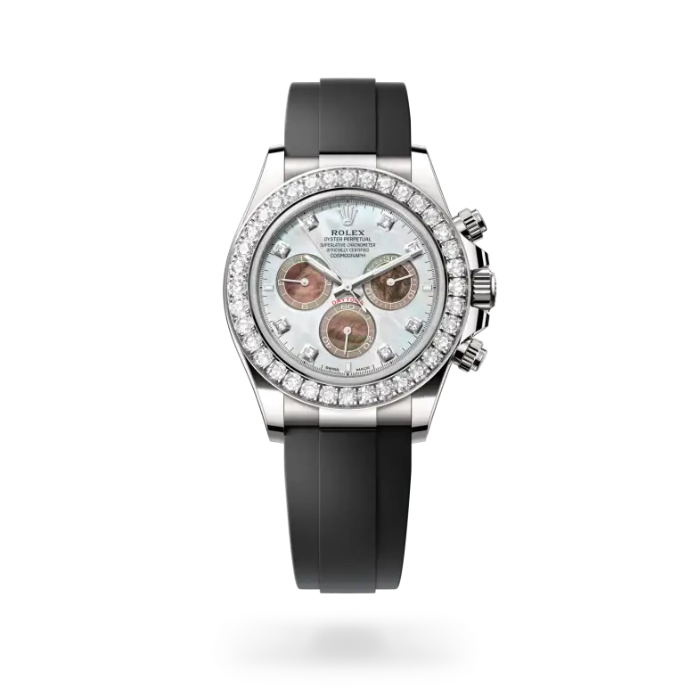 rolex cosmograph daytona in 18 ct white gold, m126589rbr-0001 - watch palace