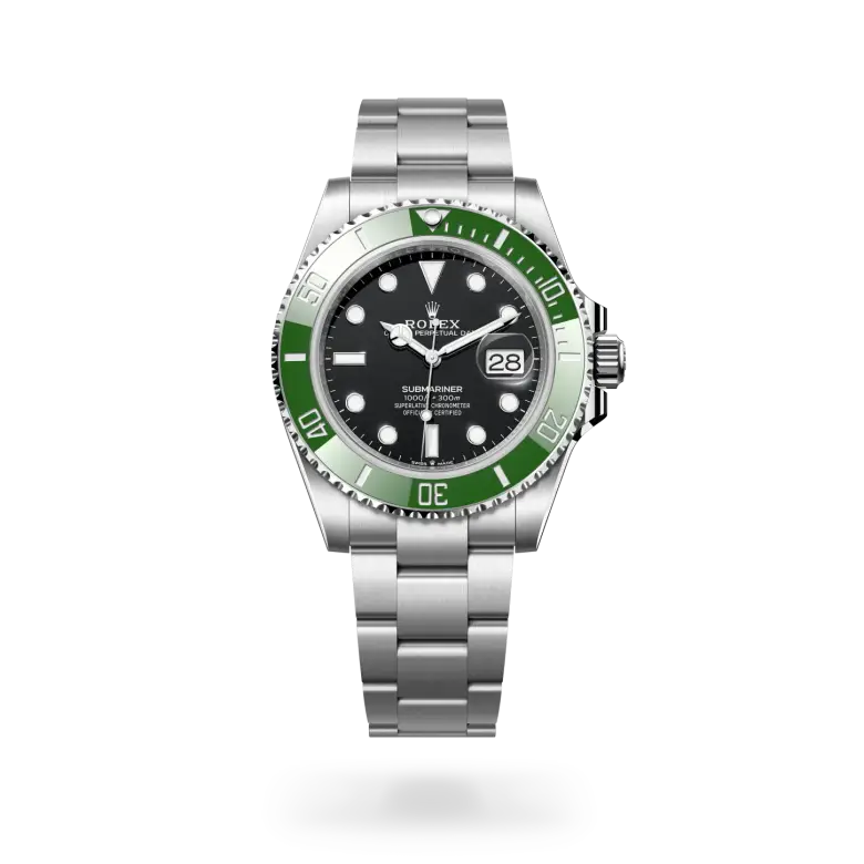 rolex submariner in oystersteel, m126610lv-0002 - watch palace