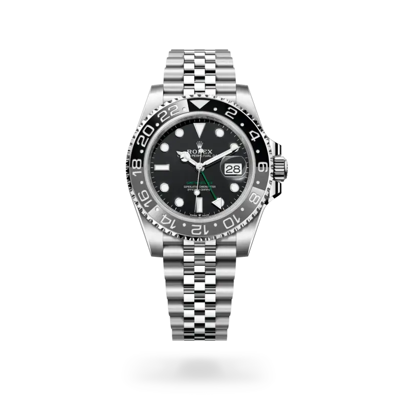 rolex gmt-master ii in oystersteel, m126710grnr-0003 - watch palace