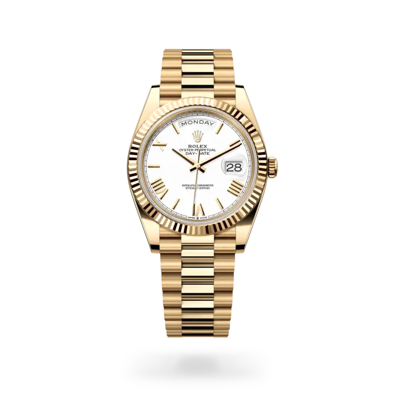 rolex day-date in 18 ct yellow gold, m228238-0042 - watch palace