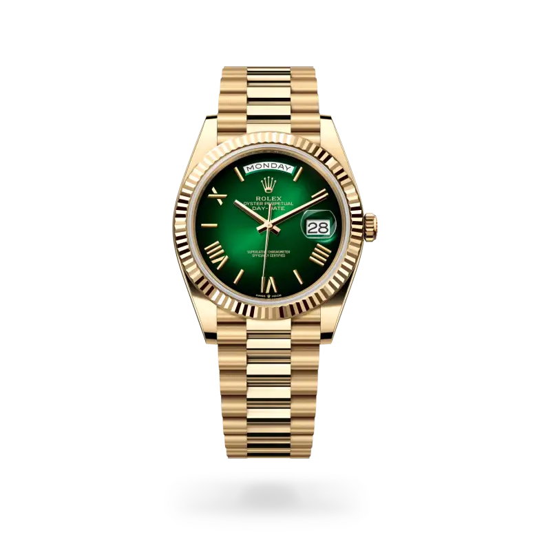 rolex day-date in 18 ct yellow gold, m228238-0069 - watch palace