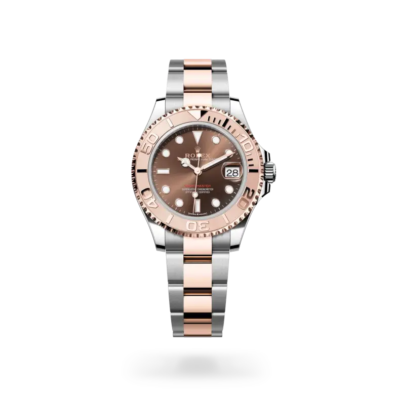 rolex yacht-master in everose rolesor, m268621-0003 - watch palace