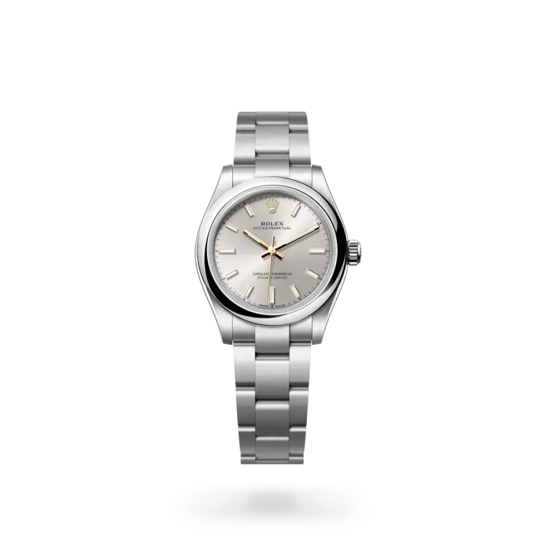 rolex oyster perpetual in oystersteel, M277200-0001- watch palace