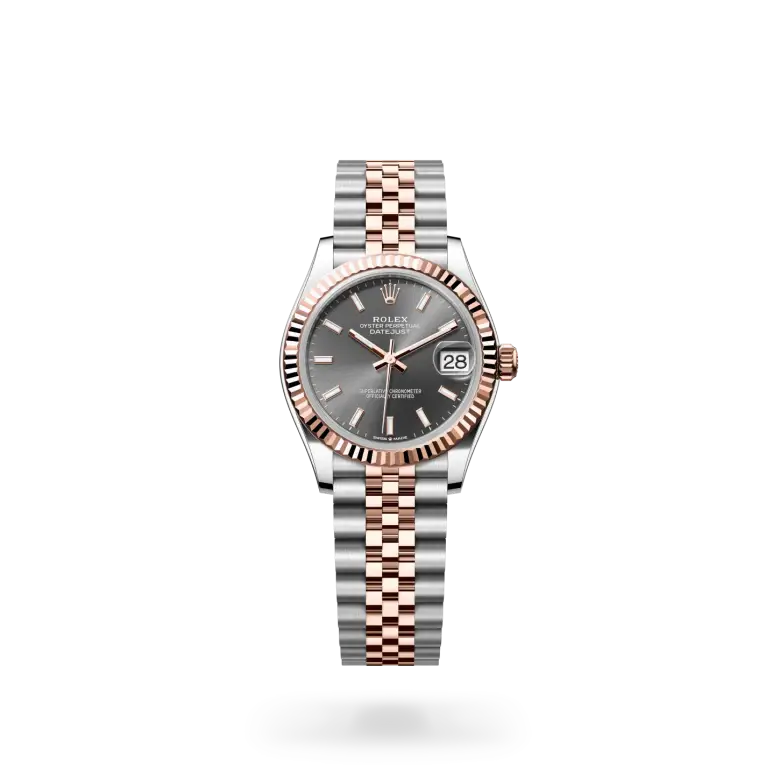 rolex datejust in everose rolesor, M278271-0018- watch palace