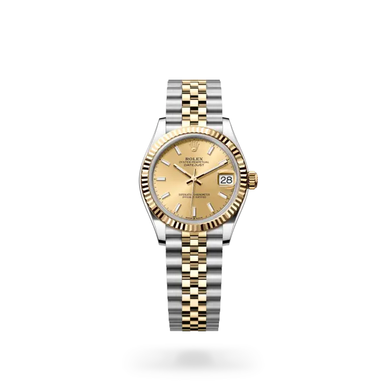rolex datejust in yellow rolesor, M278273-0014- watch palace