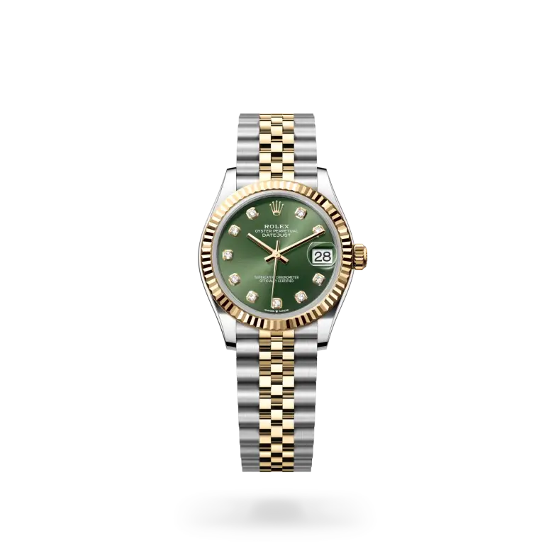 rolex datejust in yellow rolesor, M278273-0030- watch palace