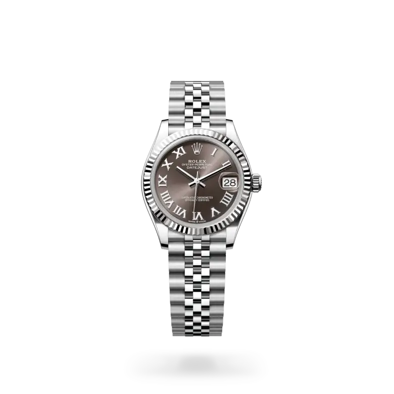 rolex datejust in white rolesor, M278274-0022- watch palace