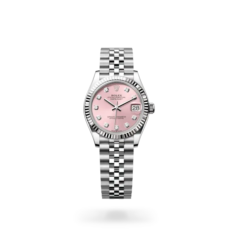 rolex datejust in white rolesor, M278274-0032- watch palace