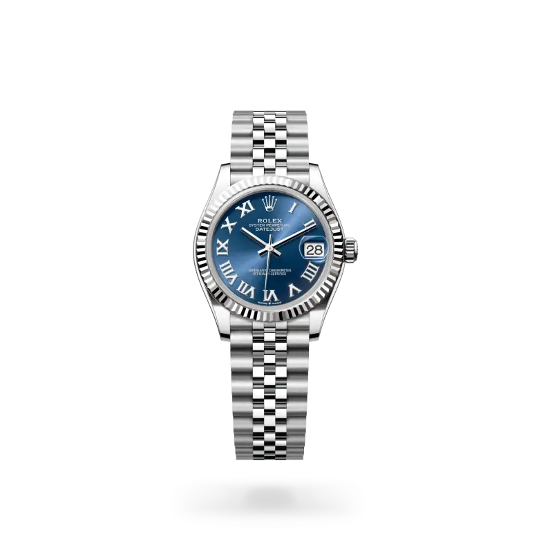 rolex datejust in white rolesor, M278274-0034- watch palace