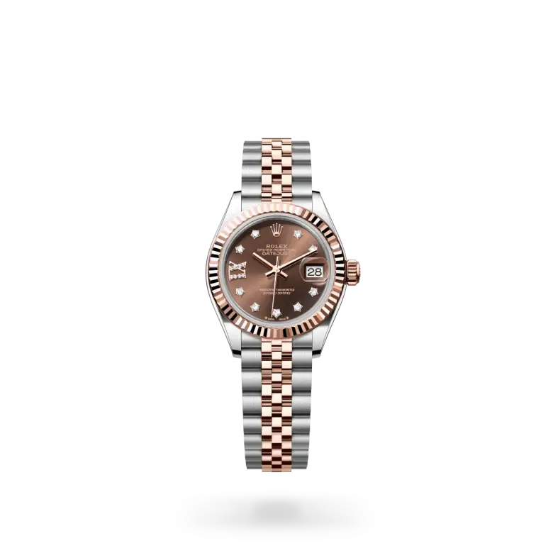 rolex lady-datejust in everose rolesor, M279171-0003- watch palace