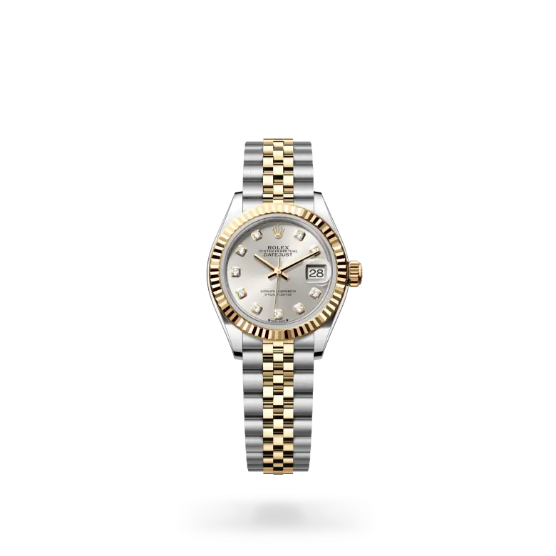 rolex lady-datejust in yellow rolesor, m279173-0007 - watch palace