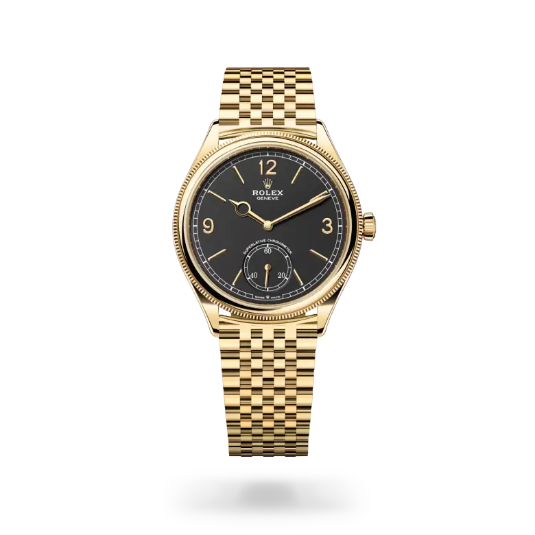rolex 1908 in 18 ct yellow gold, M52508-0007- watch palace
