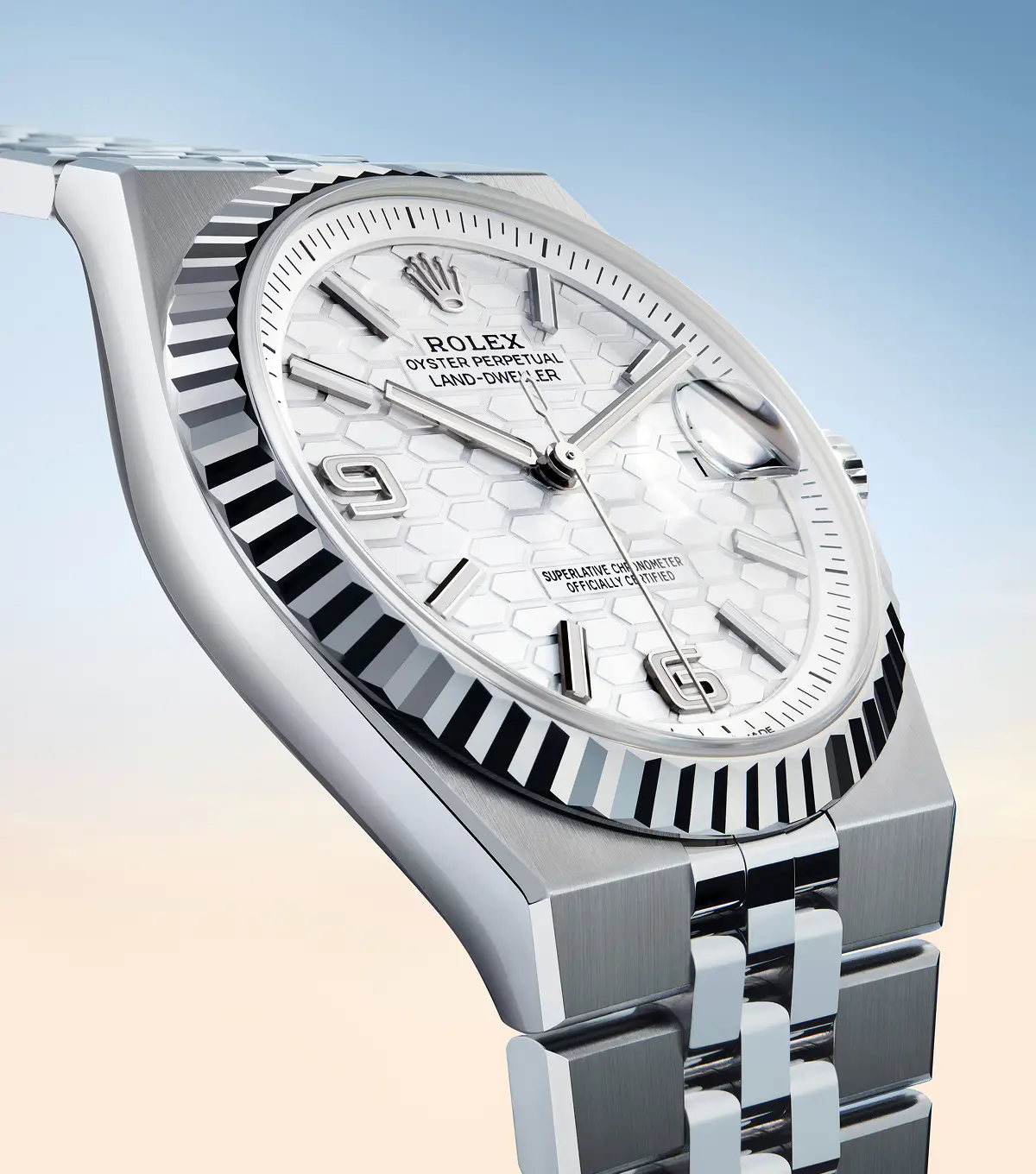 Dial Honeycomb motif - Watch Palace