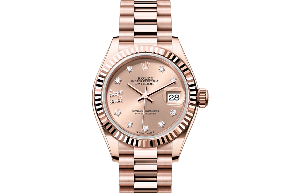 Rolex Lady-Datejust in Everose gold - m279175-0029 at Watch Palace