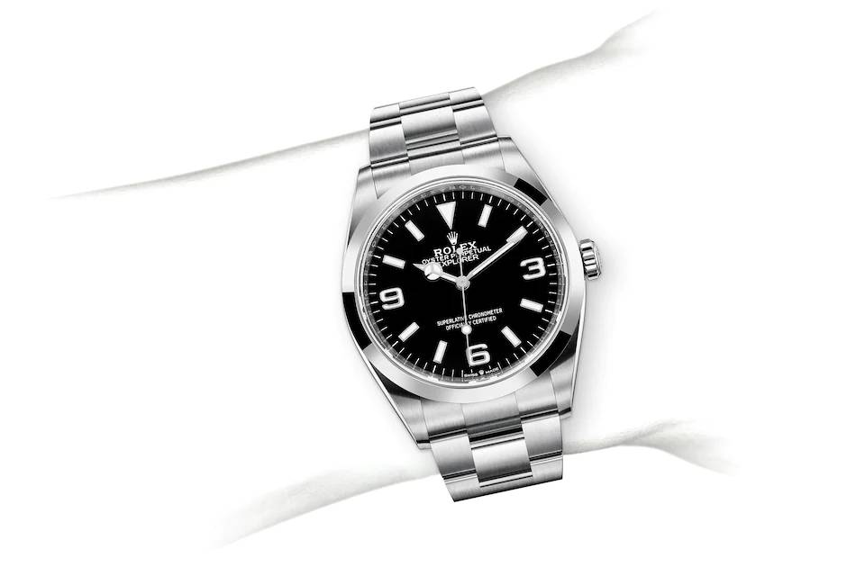Rolex Explorer 36 in Oystersteel - m124270-0001 at Watch Palace